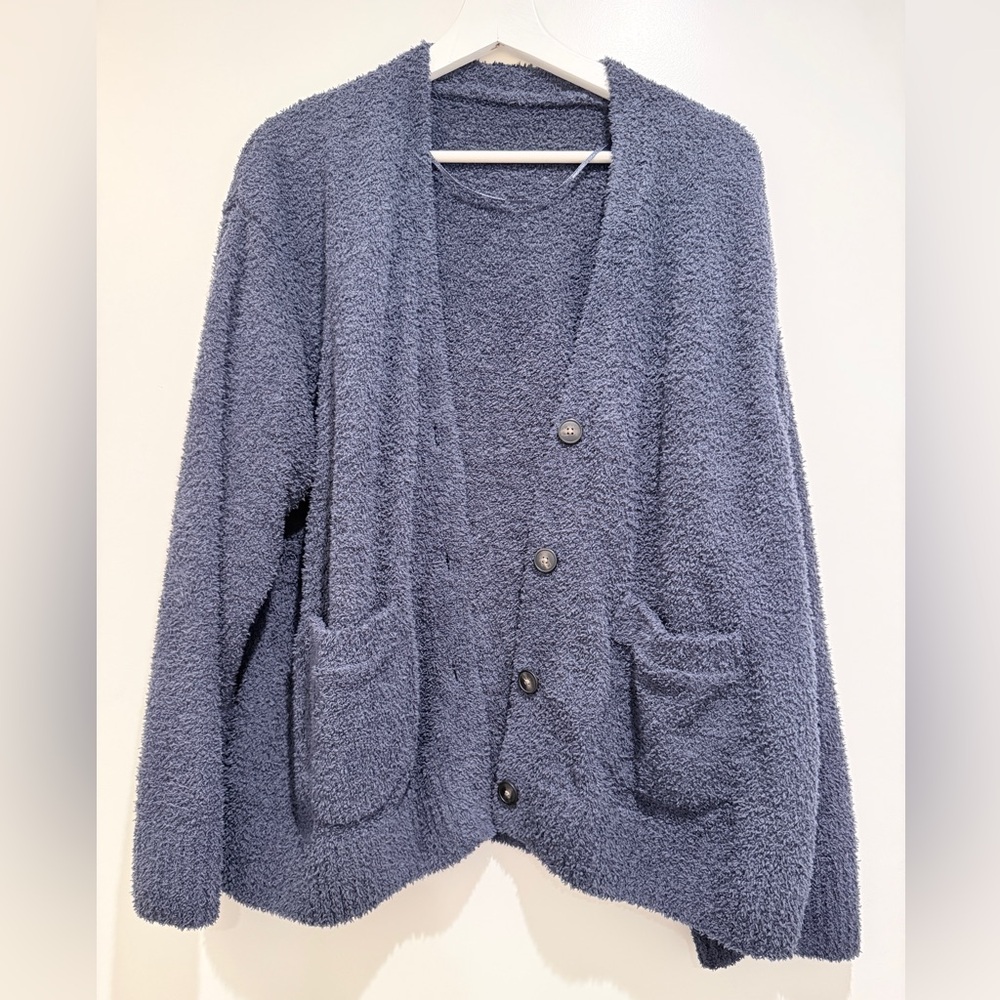 Cozy Navy Women's Cardigan